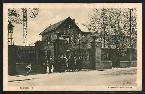 AK Siegburg, Feuerwerkslaboratorium