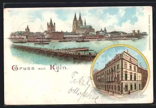 Lithographie Köln, Hotel Vierjahreszeiten