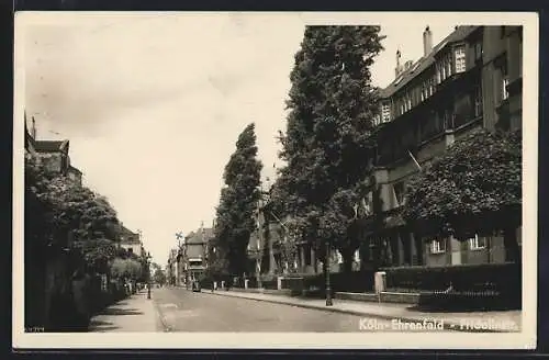 AK Köln-Ehrenfeld, Partie in der Fridolinstrasse