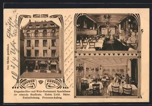 AK Cöln, Hotel-Restaurant Berliner Hof, Marzellenstrasse 19