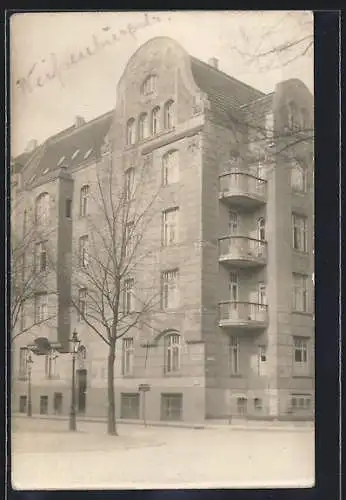 Foto-AK Köln, Gebäude in der Weissenburgstrasse