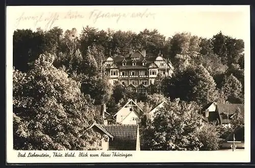 AK Bad Liebenstein, Blick zum Haus Thüringen