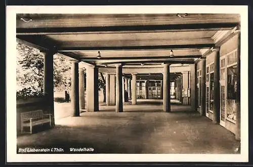 AK Bad Liebenstein / Thür. Wald, Wandelhalle