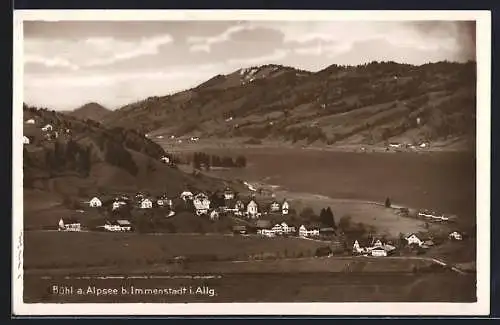 AK Bühl a. Alpsee, Gesamtansicht aus der Vogelschau