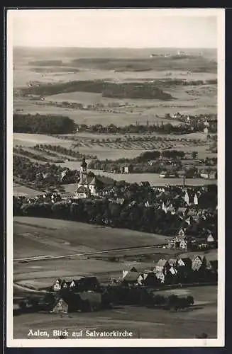 AK Aalen, Gesamtansicht mit Salvatorkirche