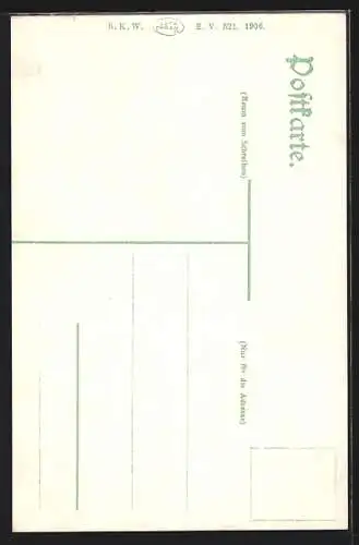 AK Stuttgart, Platz vor dem Rathaus