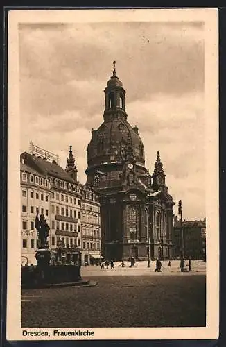 AK Dresden, Partie an der Frauenkirche