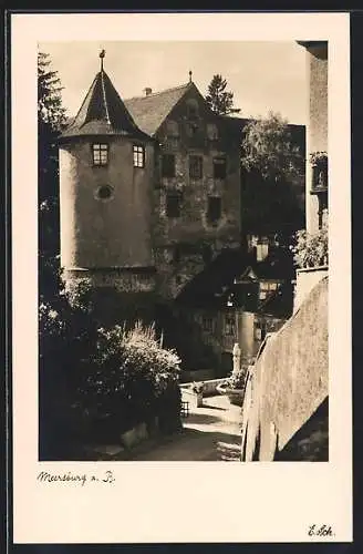 AK Meersburg a. B., Haus mit Turm