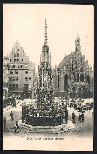 AK Nürnberg, Schöner Brunnen