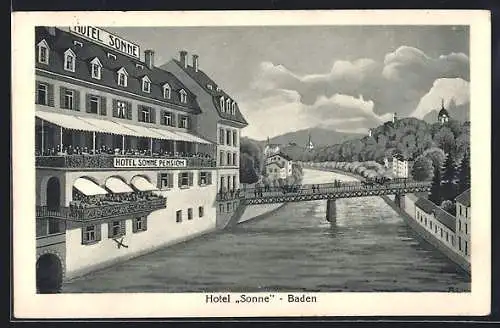AK Baden, Hotel Sonne