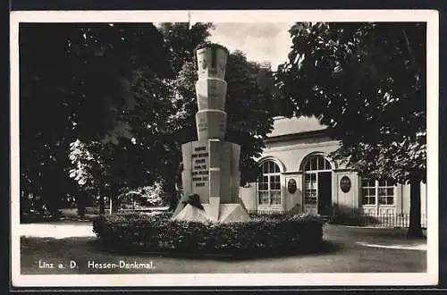 AK Linz a. D., Hessen-Denkmal