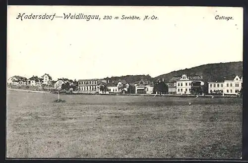 AK Hadersdorf-Weidlingau /Niederösterreich, Cottage des Ortes