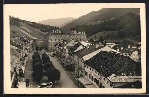 AK Gmünd /Kärnten, Ortsansicht aus der Vogelschau