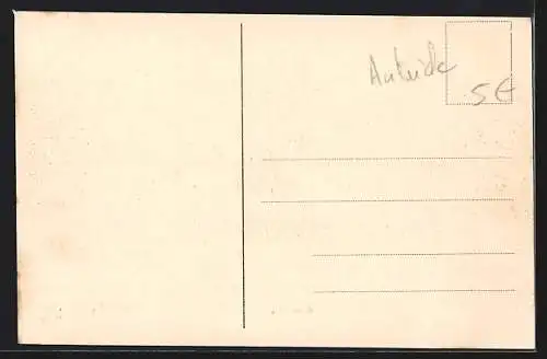 AK Wien, Opernring mit Strassenbahnen aus der Vogelschau