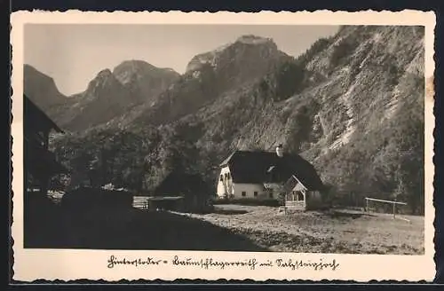 AK Hinterstoder-Baumschlagerreith, Ortspartie mit Salzsteigjoch