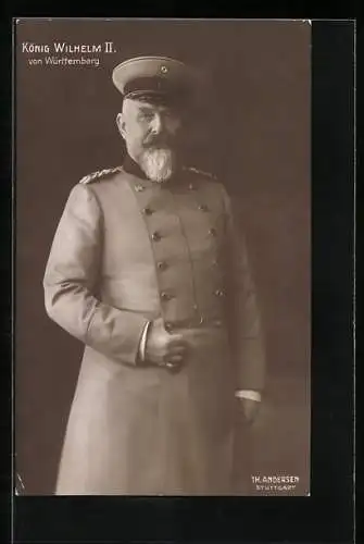 AK König Wilhelm II. von Württemberg in Uniform