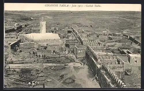 AK Casbah Tadla, Colonne Tadla-Juin 1913