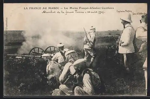 AK Casablanca, Les Marins Francais dèfendant Casablanca