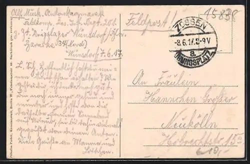 AK Wünsdorf-Zossen, Kriegslager, Baracken