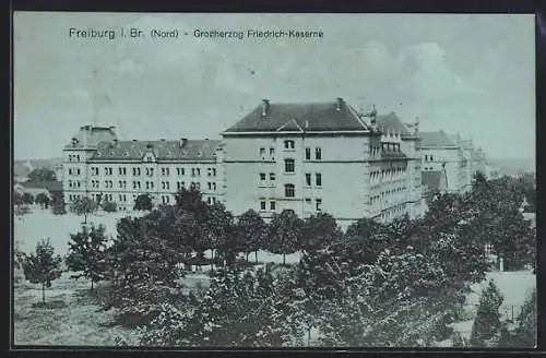 AK Freiburg i. Br., Grossherzog Friedrich-Kaserne