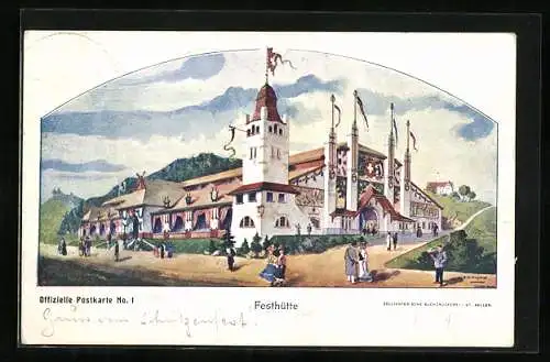 AK St. Gallen, Eidg. Schützenfest 1904, Festhütte