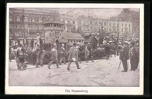 AK Hamburg, XVI. Deutsches Bundesschiessen 1909-Die Hammaburg