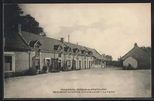 AK Beaumont-en-Veron, La Ferme