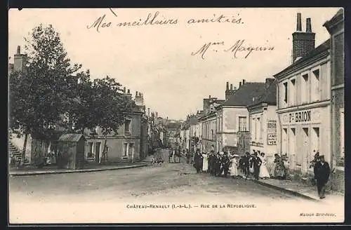 AK Chateaurenault, Rue de la Republique