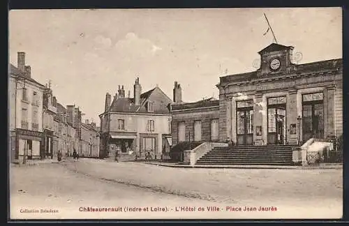 AK Chateaurenault /I.-et-L., l`Hotel de Ville, Place Jean Jaurès