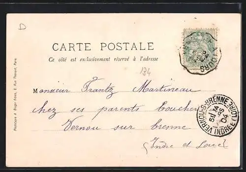 AK Chateau-Renault /I.-et-L., la Poste