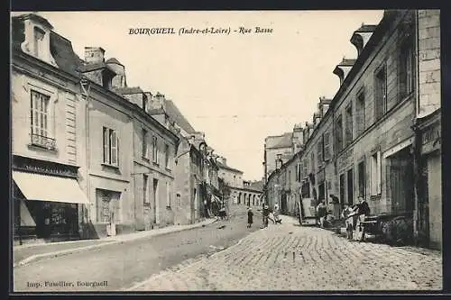 AK Bourgueil /I.-et-L., Rue Basse