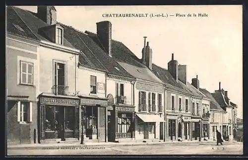 AK Chateaurenault /I.-et-L., Place de la Halle