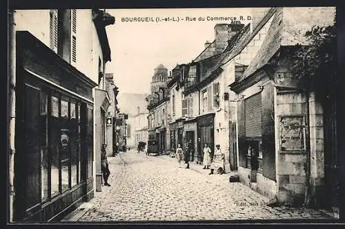 AK Bourgueil /I.-et-L., Rue du Commerce