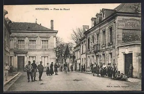 AK Bourgueil /I.-et-L., Place du Picard