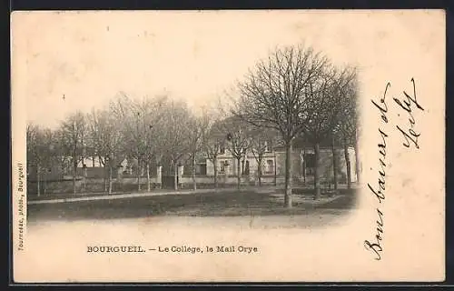 AK Bourgueil /I.-et-L., le Collége, le Mail Orye