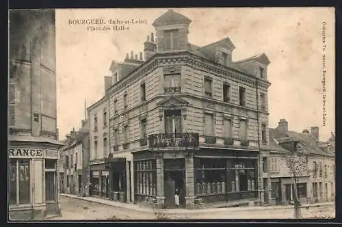 AK Bourgueil /I.-et-L., Place des Halles