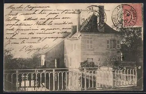 AK Bourgueil /I.-et-L., Maison natale de Mgr. Renou