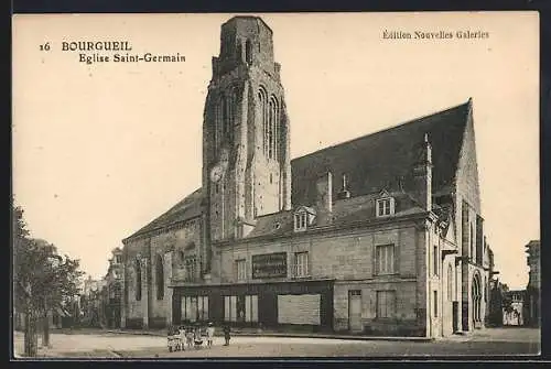 AK Bourgueil, eglise Saint-Germain