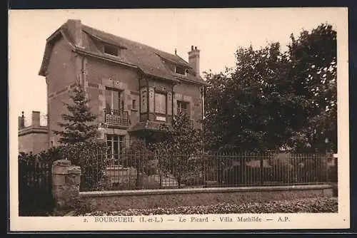 AK Bourgueil /I.-et-L., le Picard, Villa Mathilde