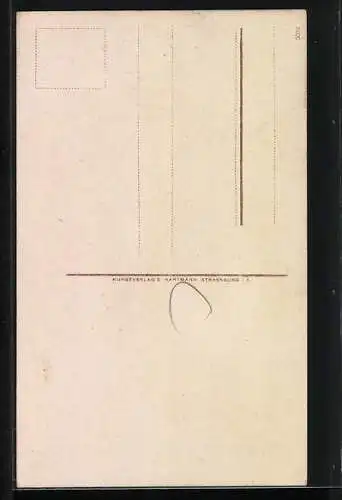 AK Zwei Frauen in elsass-lothringischer Trachtenkleidung