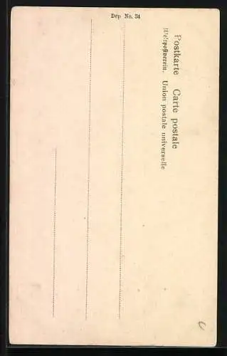 AK Hübsche Elsässerin in traditioneller Trachtenkleidung