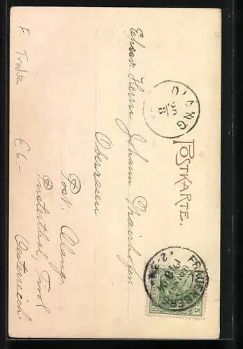 AK Hübsche Frau in lothringischer Trachtenkleidung