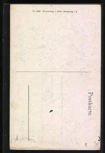 AK Elsässerin in elsass-lothringischer Tracht