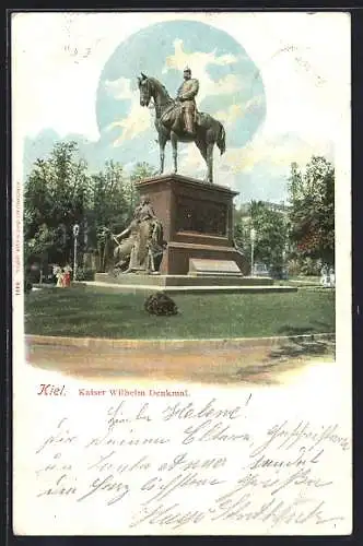 AK Kiel, Kaiser Wilhelm-Denkmal