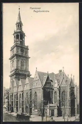 AK Hannover, Blick auf Aegidienkirche