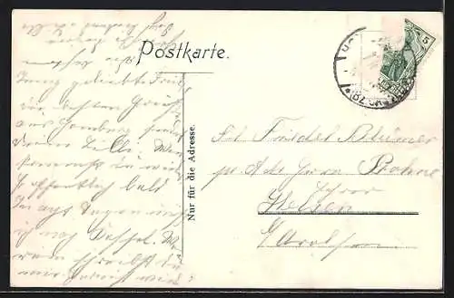 AK Homberg /Cassel, Stadtansicht aus der Ferne