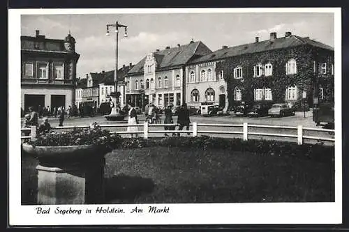 AK Bad Segeberg in Holstein, Partie am Markt