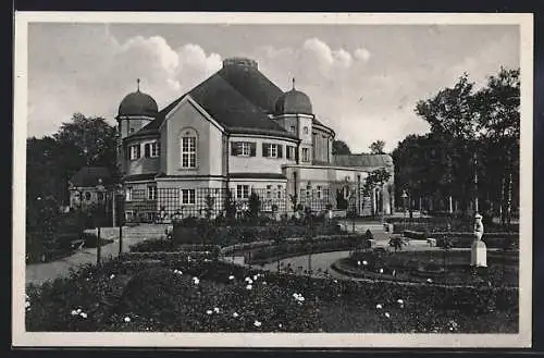 AK Augsburg, Ludwigsbau im Stadtharten, Pächter Georg Schmid