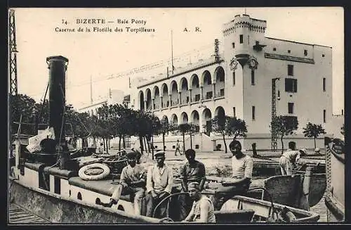 AK Bizerte, Baie Ponty, Caserne de la Flotille des Torpilleurs