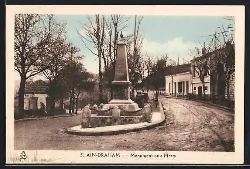 AK Ain-Draham, Monument aux Morts